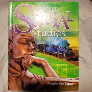 Harcourt social studies people we know hardcover grade 2